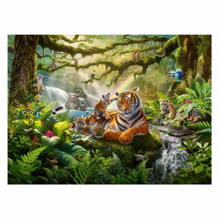Legpuzzel Wonderlijke Jungle Dieren in het Wild - 300st. XXL