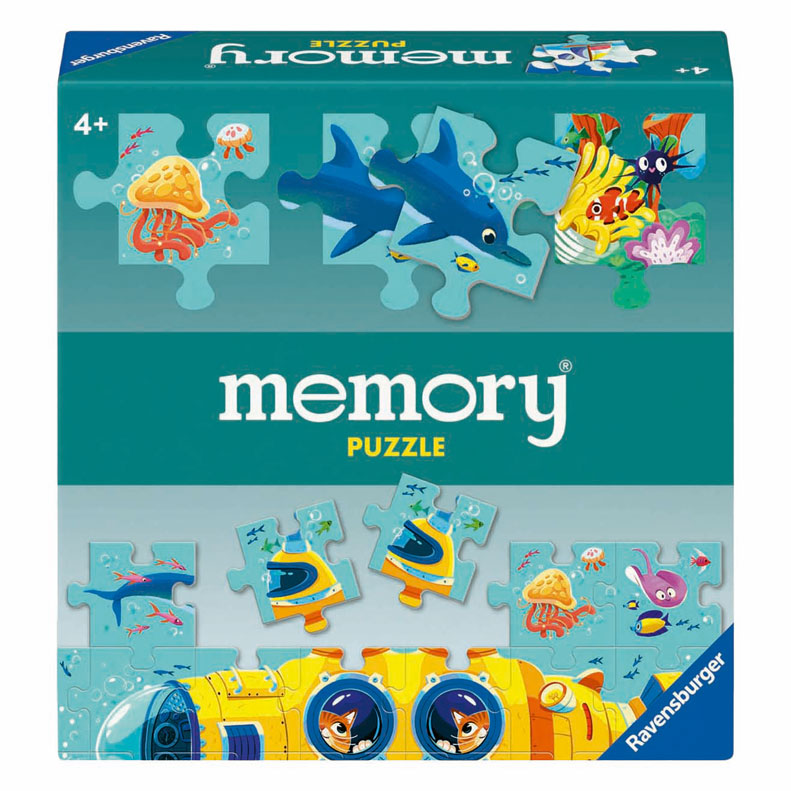 Puzzle de Memory Monde sous-marin