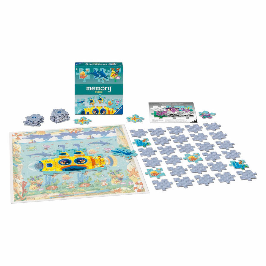 Puzzle de Memory Monde sous-marin