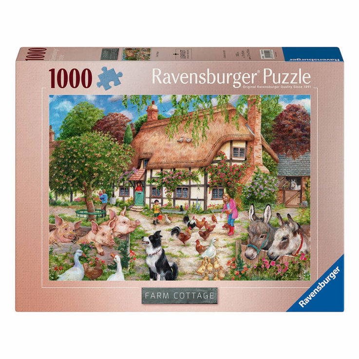 Puzzle Cottage Farm - 1000 pièces.