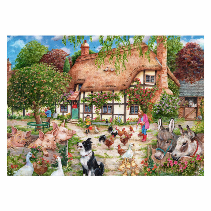 Puzzle Cottage Farm - 1000 pièces.