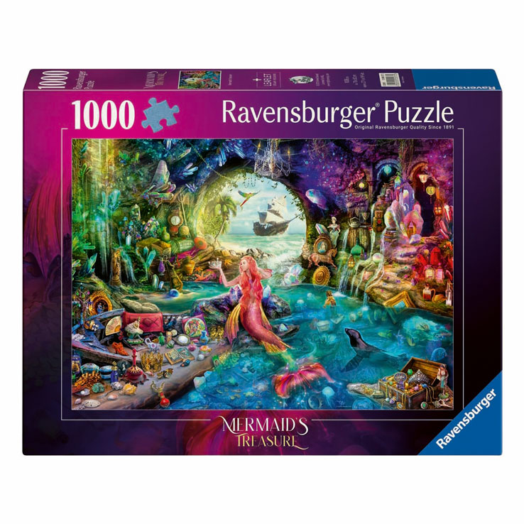 Puzzle Trésor de sirène - 1000 pièces.