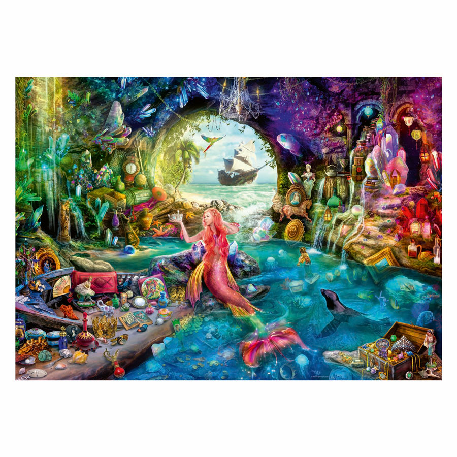 Puzzle Trésor de sirène - 1000 pièces.
