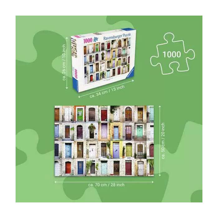 Ravensburger Legpuzzel Prachtige Deuren in de Provence - 1000st.