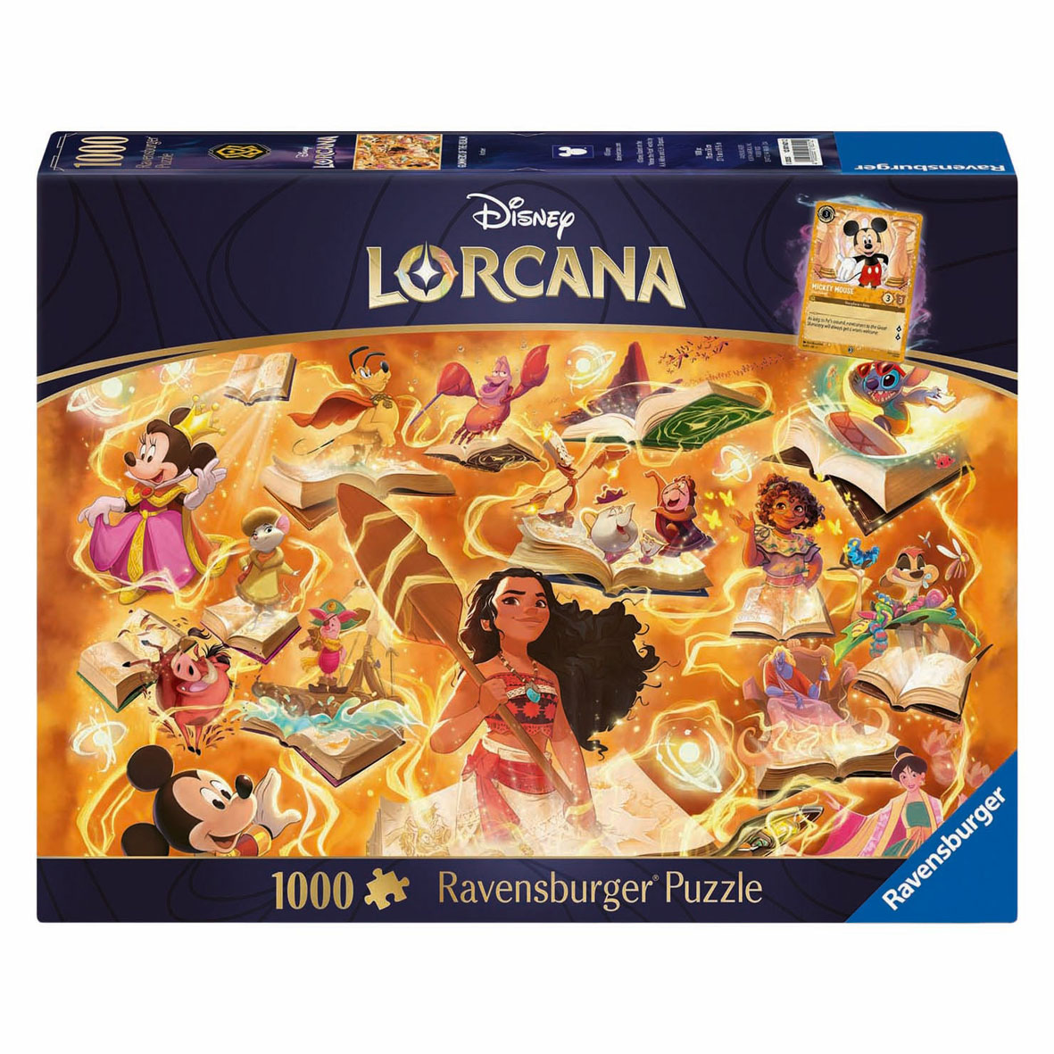 Legpuzzel Disney Lorcana Glimmers of the Realm: Amber - 1000st.