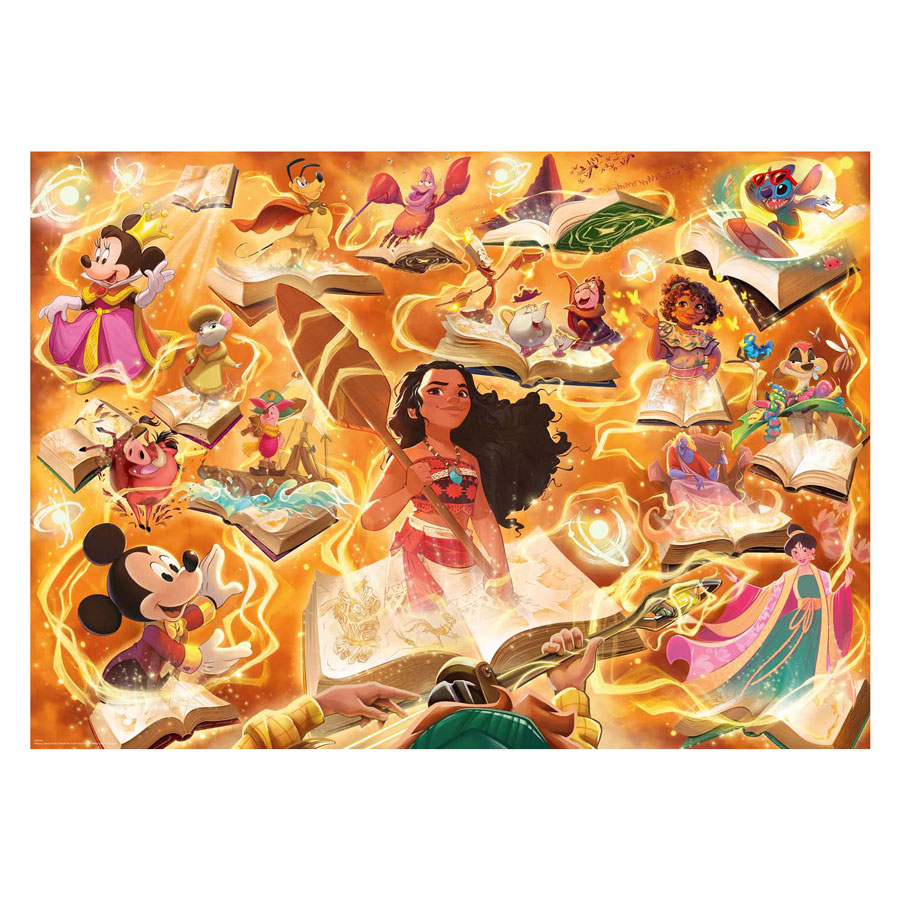 Legpuzzel Disney Lorcana Glimmers of the Realm: Amber - 1000st.