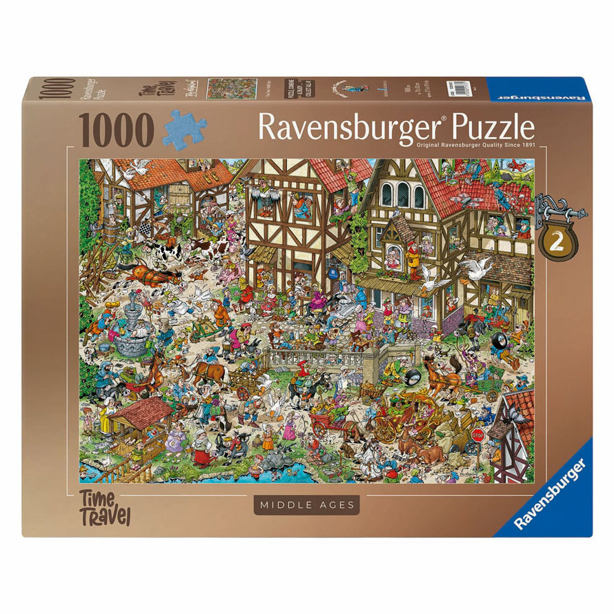 Legpuzzel Time Travel 2 Middeleeuwen - 1000st.