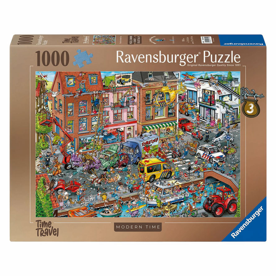Legpuzzel Time Travel 3 Moderne Tijd - 1000st.