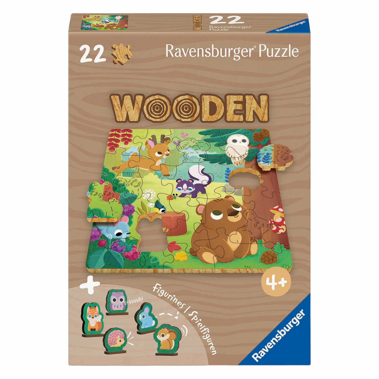 Houten Legpuzzel Bosdieren - 22st.
