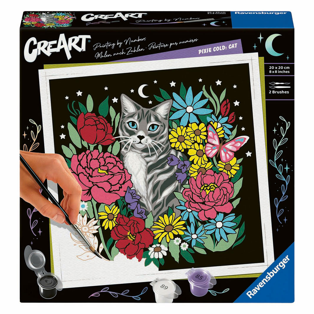 CreArt Pixie Cold Malen nach Zahlen – Katze
