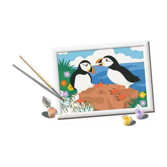 Peinture par numéros Ravensburger CreArt - Perroquets plongeurs