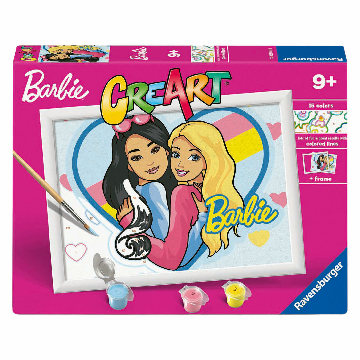 CreArt Peinture par numéros - Barbie-Duo