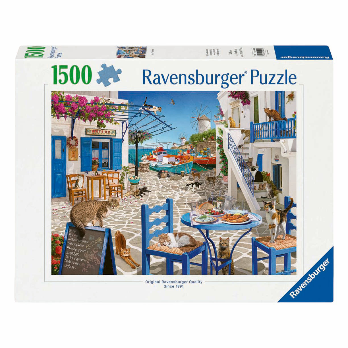 Puzzle Chats de Mykonos - 1500 pièces.