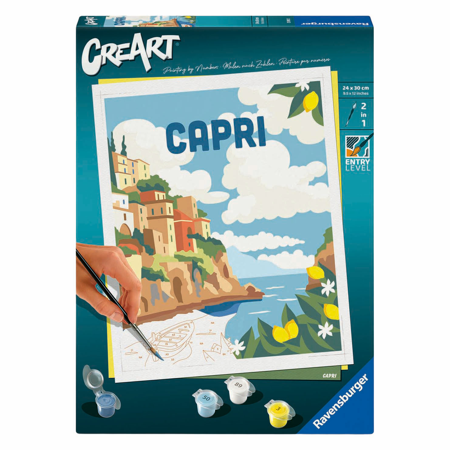 CreArt Schilderen op Nummer - Capri