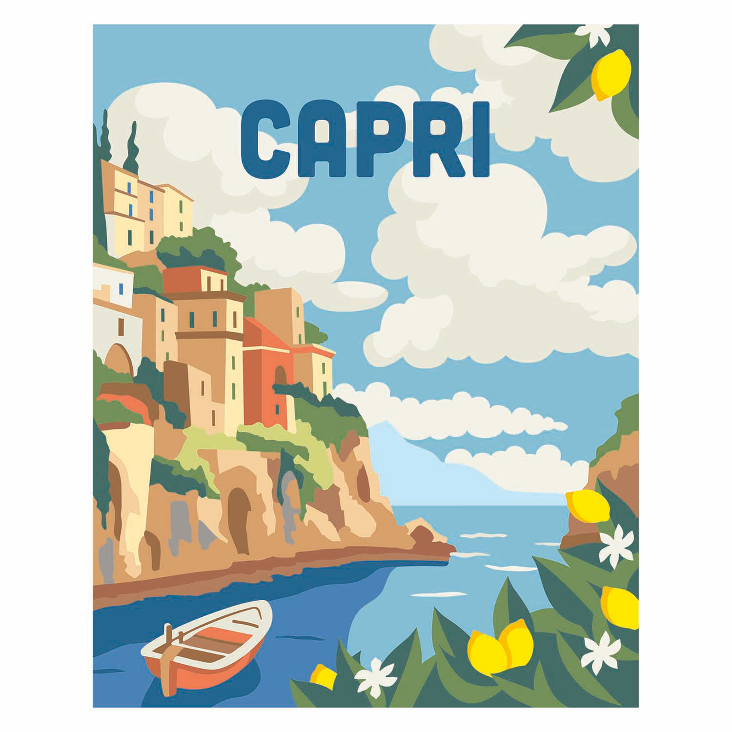 CreArt Schilderen op Nummer - Capri