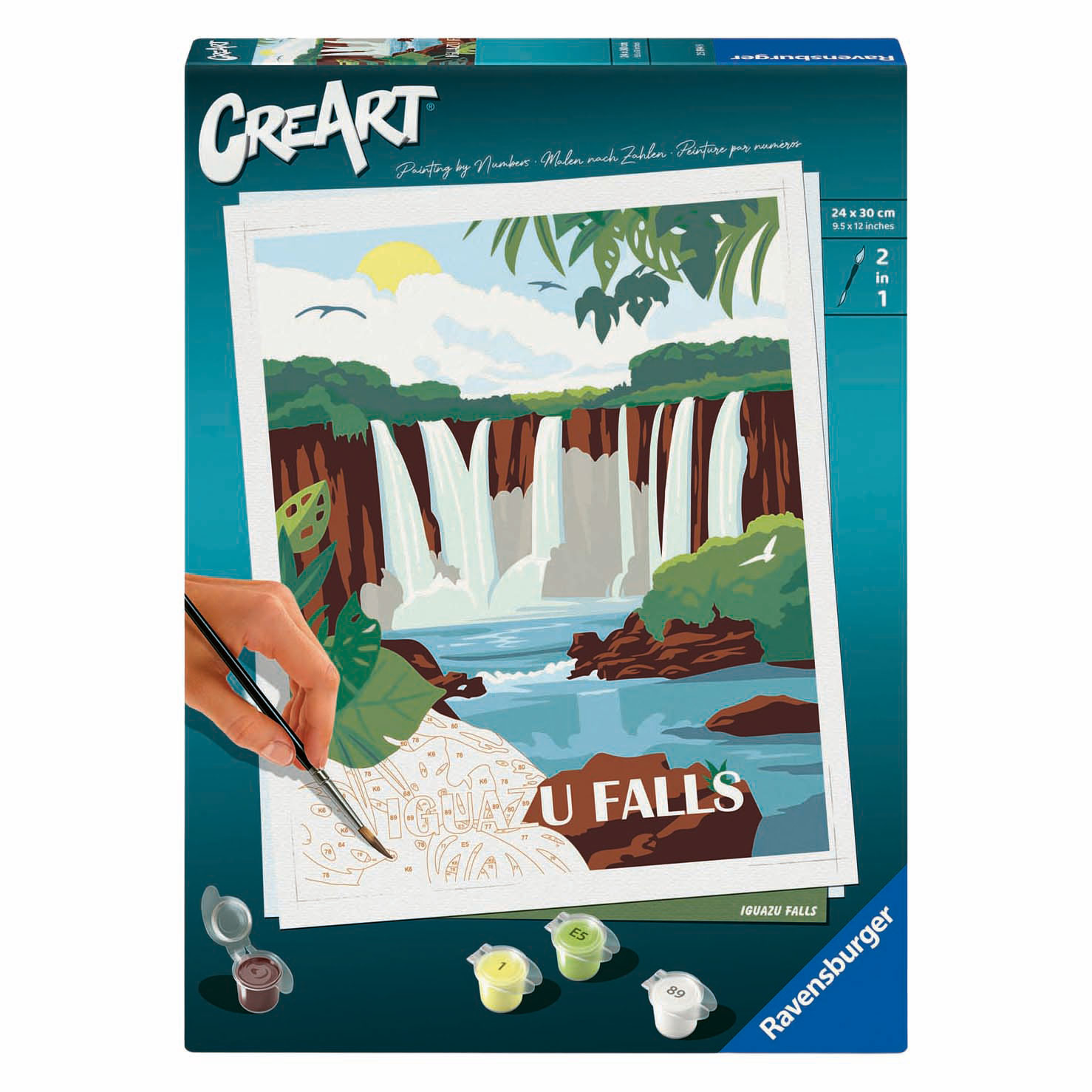 CreArt Peinture par numéros - Chutes d'Iguazu