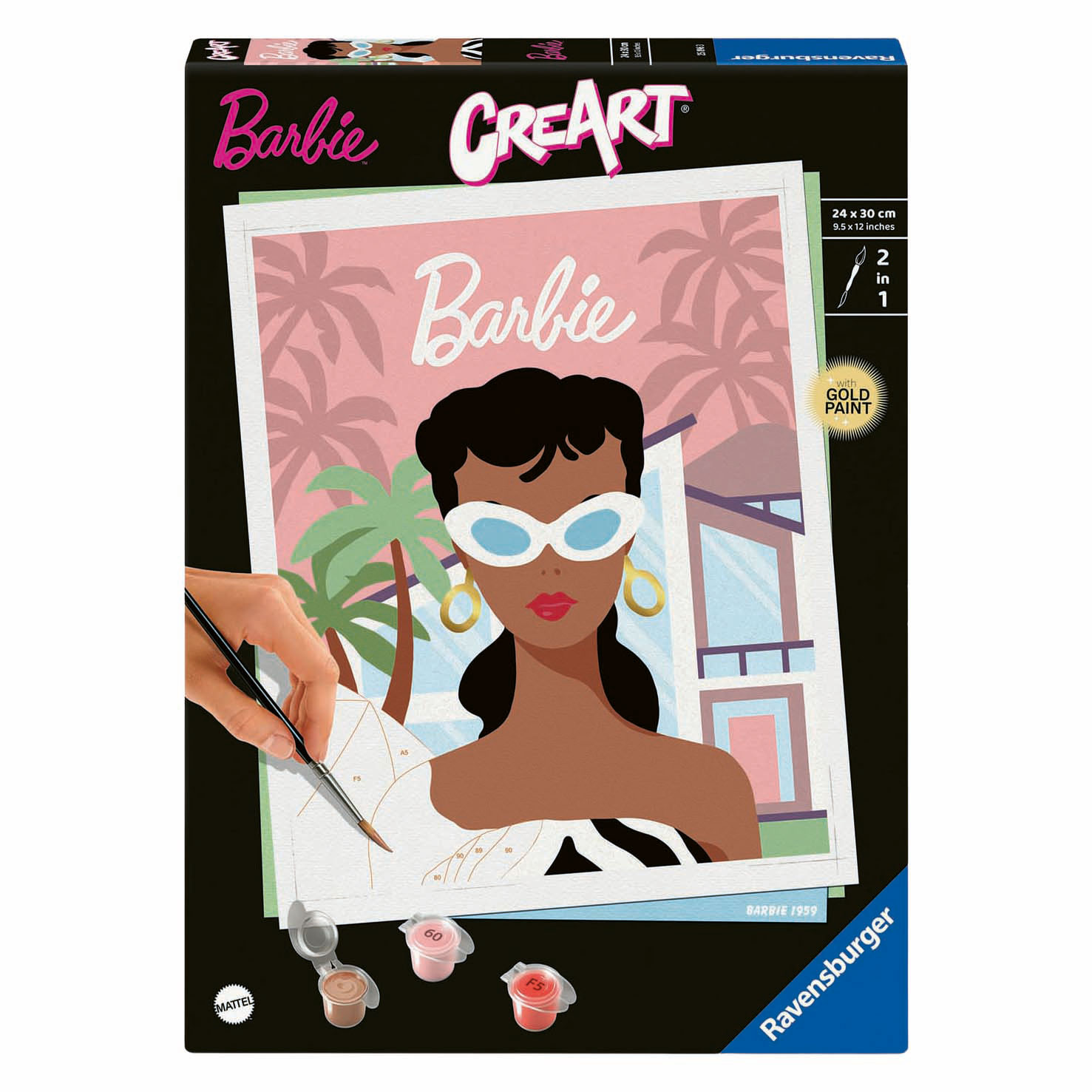 CreArt Peinture par numéros - Barbie