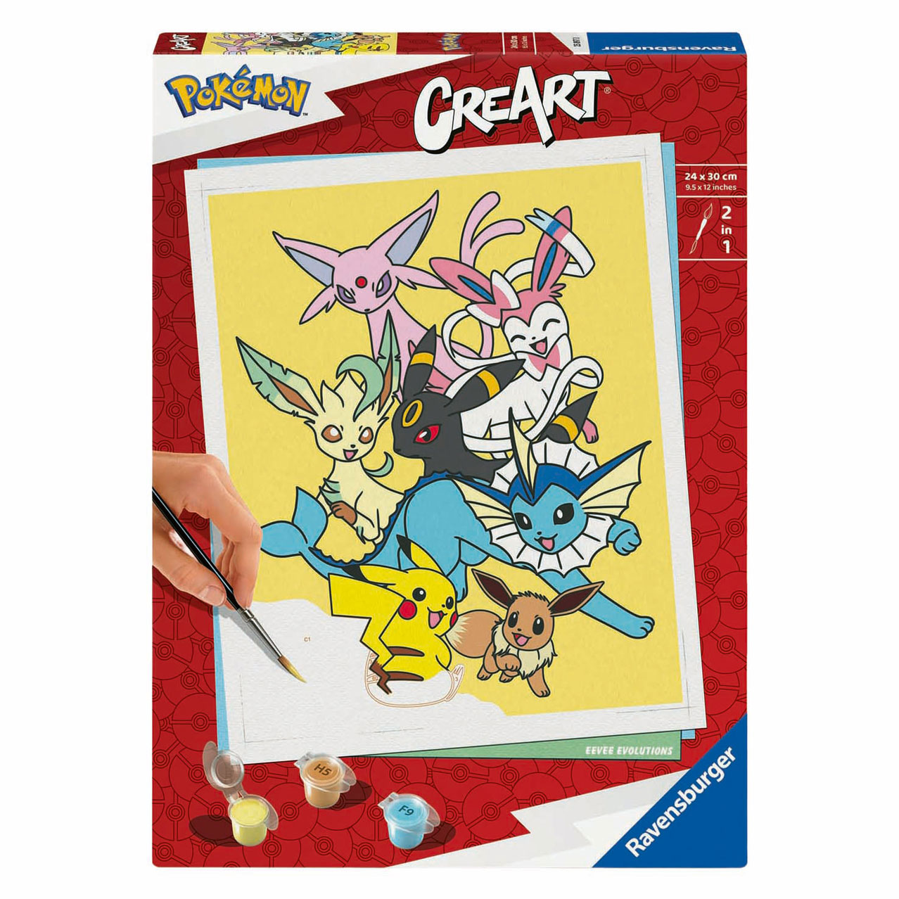 CreArt Schilderen op Nummer - Pokémon