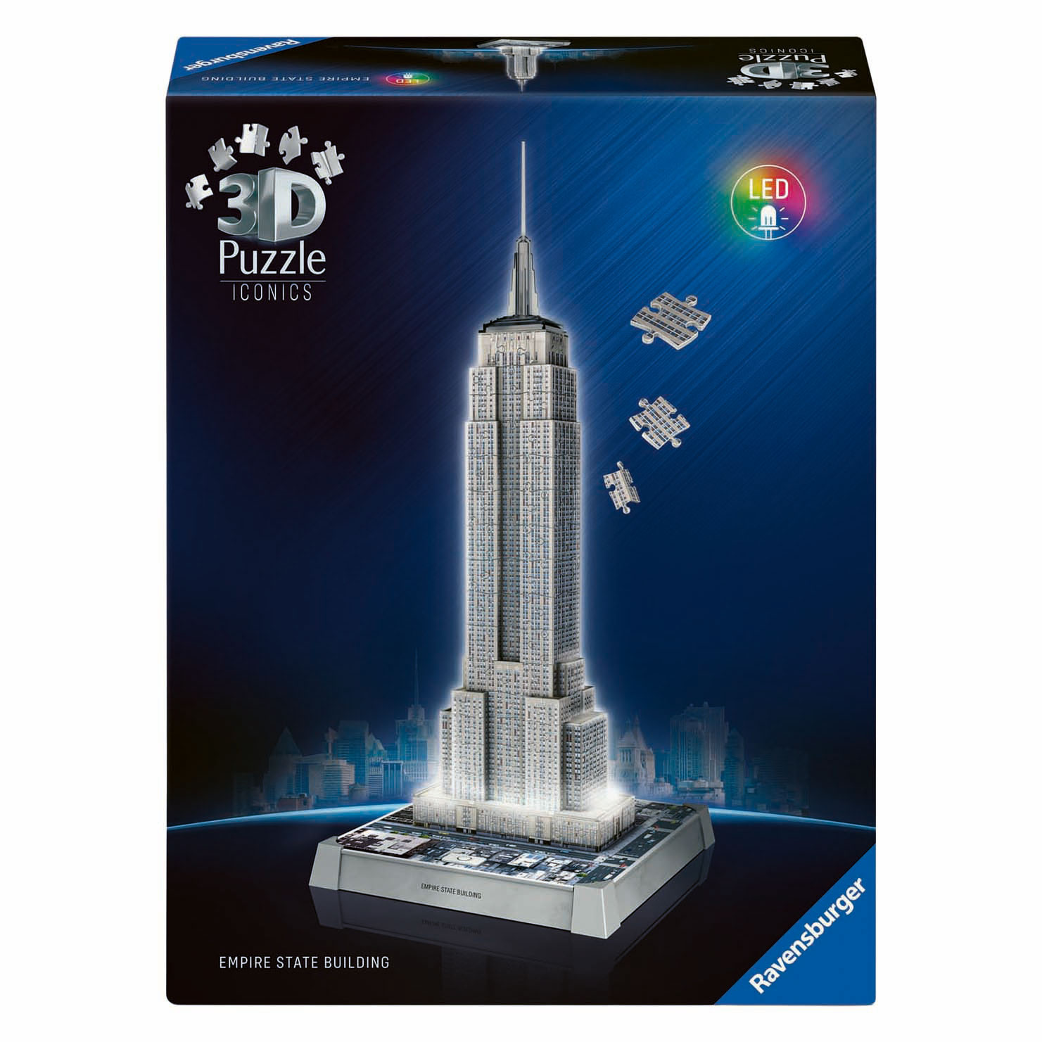 3D Puzzel Iconics Empire State Building - Met Licht - 241st.