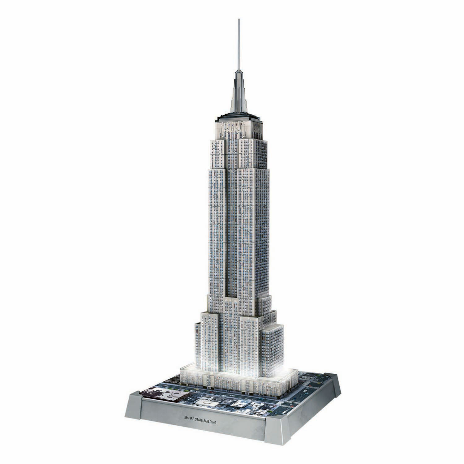 3D Puzzel Iconics Empire State Building - Met Licht - 241st.