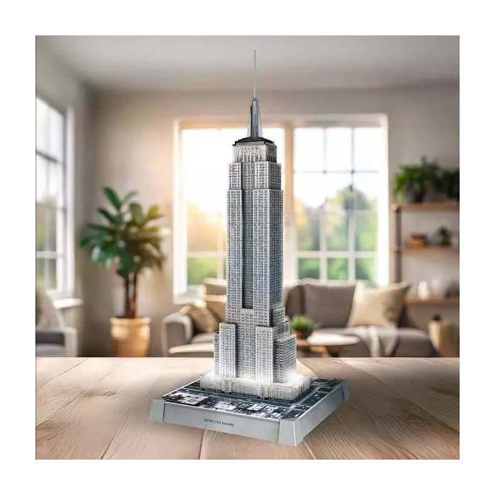 Ravensburger 3D Puzzel Iconics Empire State Building - Met Licht - 241st.