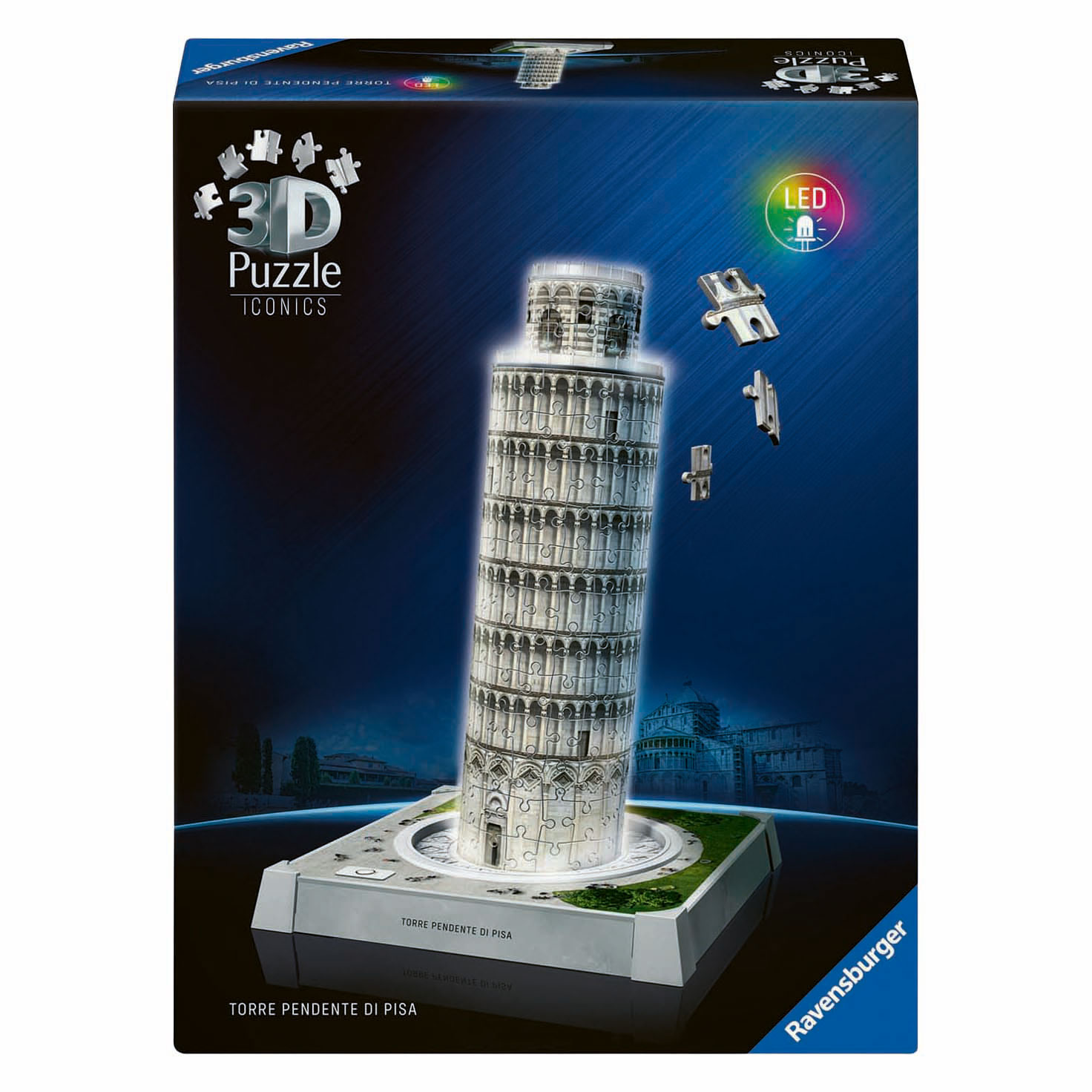 3D Puzzel Iconics Toren van Pisa - Met Licht - 231st.