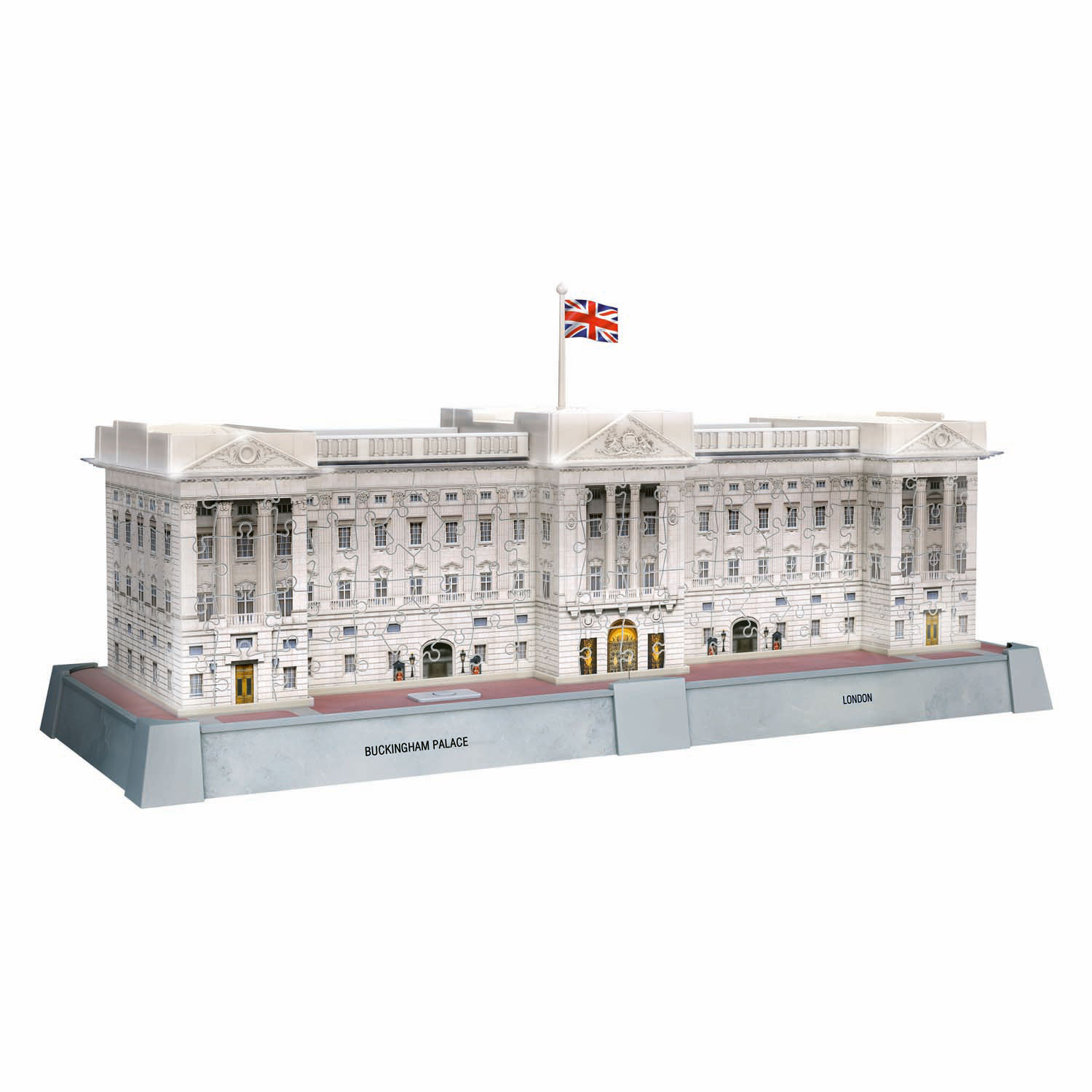 Puzzle 3D Iconics Buckingham Palace - Avec lumière - 260 pièces.
