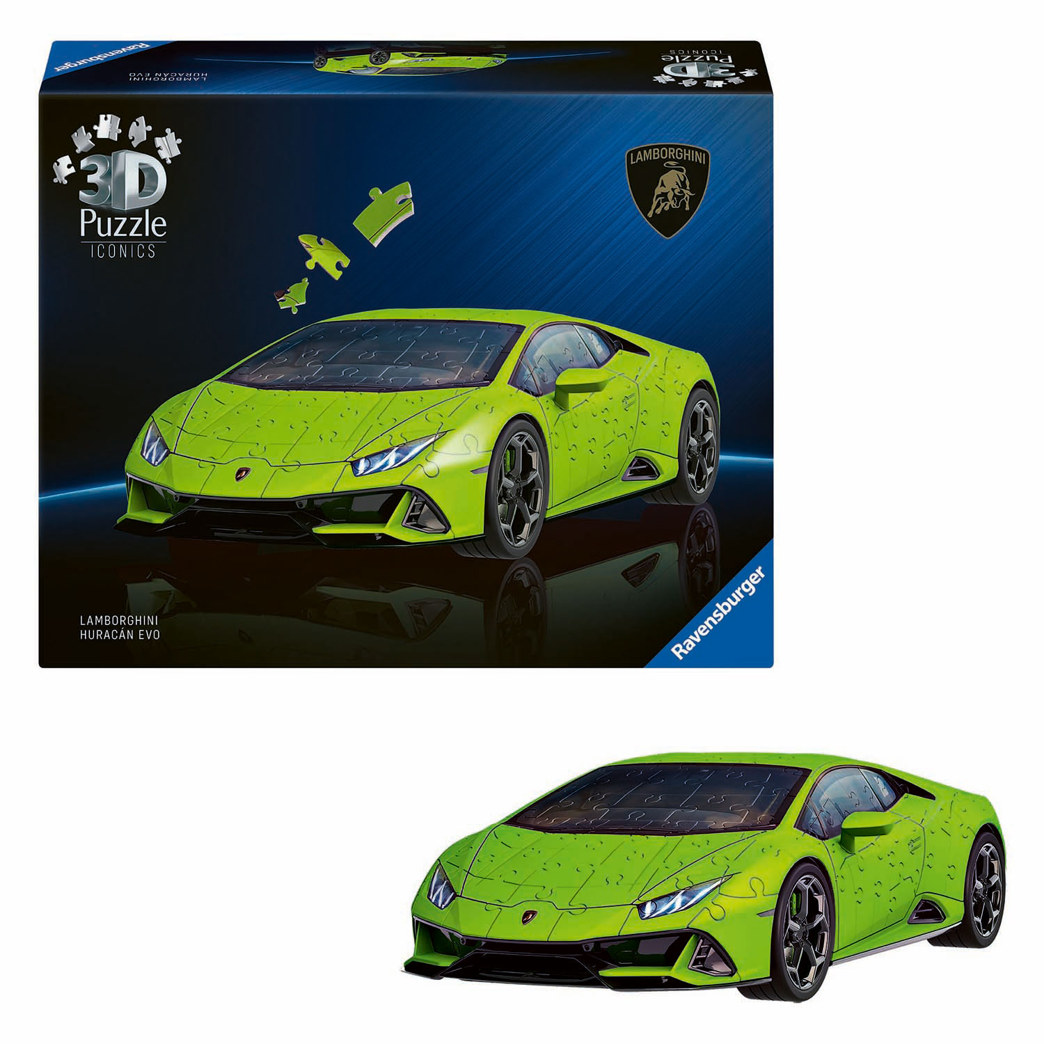3D Puzzel Iconics Lamborghini Huracan EVO - 158st. 3D Puzzel Iconics Lamborghini Huracan EVO - 158st.