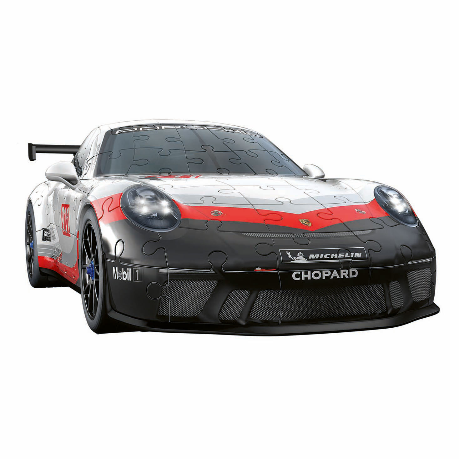 Puzzle 3D Iconiques Porsche 911 GT3 Cup - 154 pièces.
