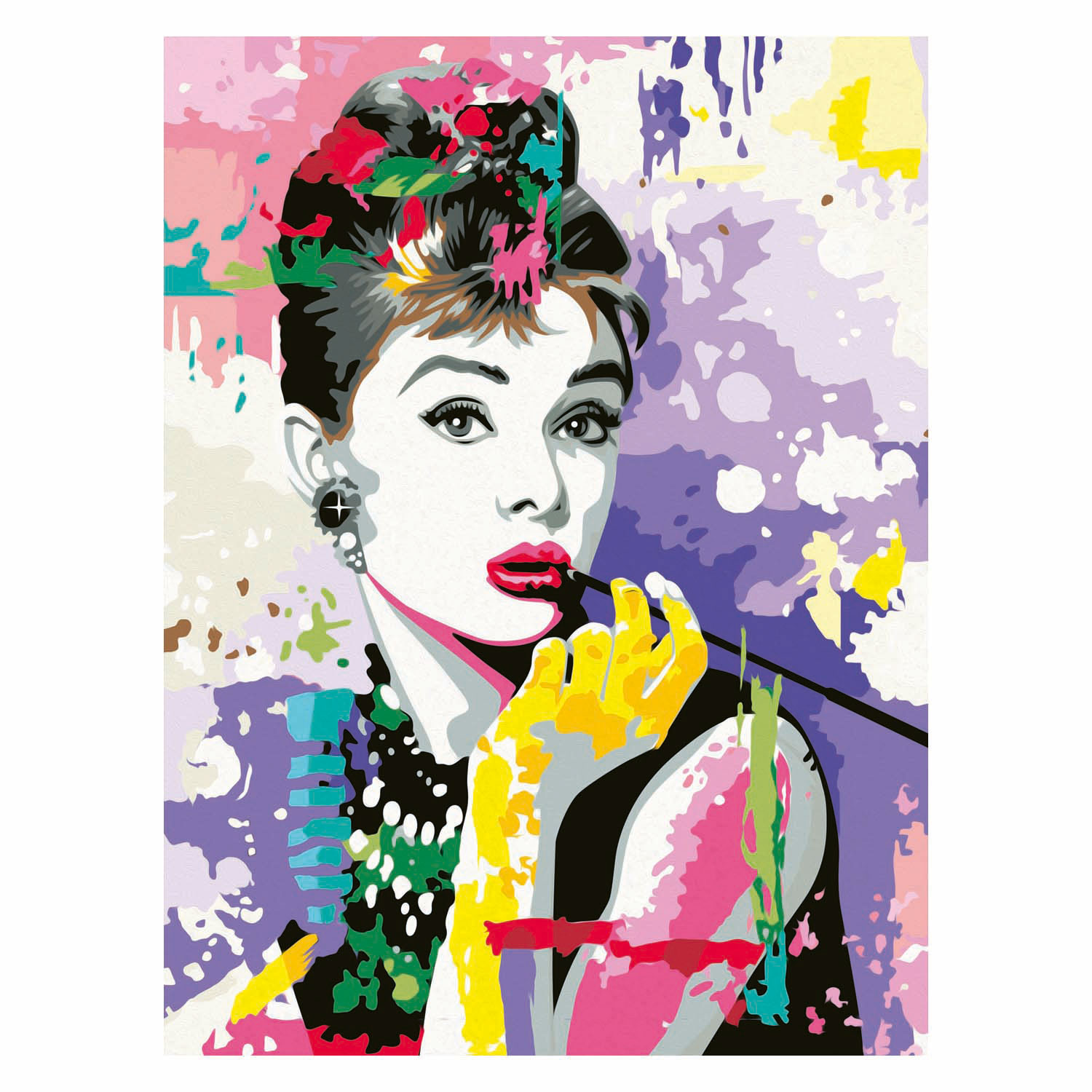 CreArt Peinture par numéros - Audrey Hepburn