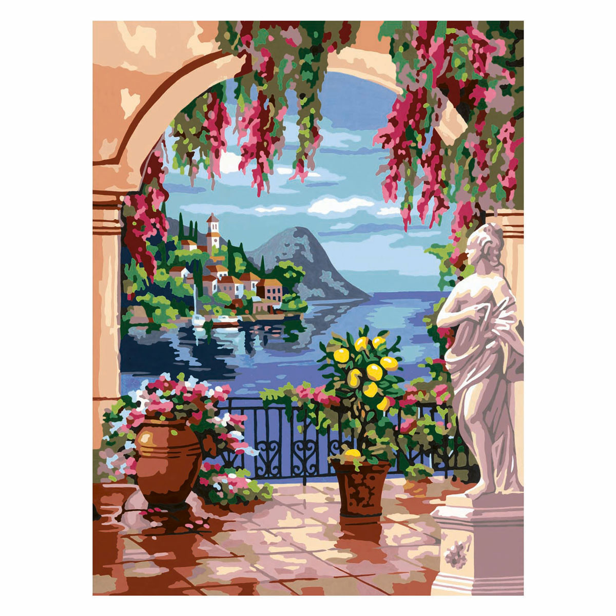 CreArt Peinture par numéros - Lac Majeur