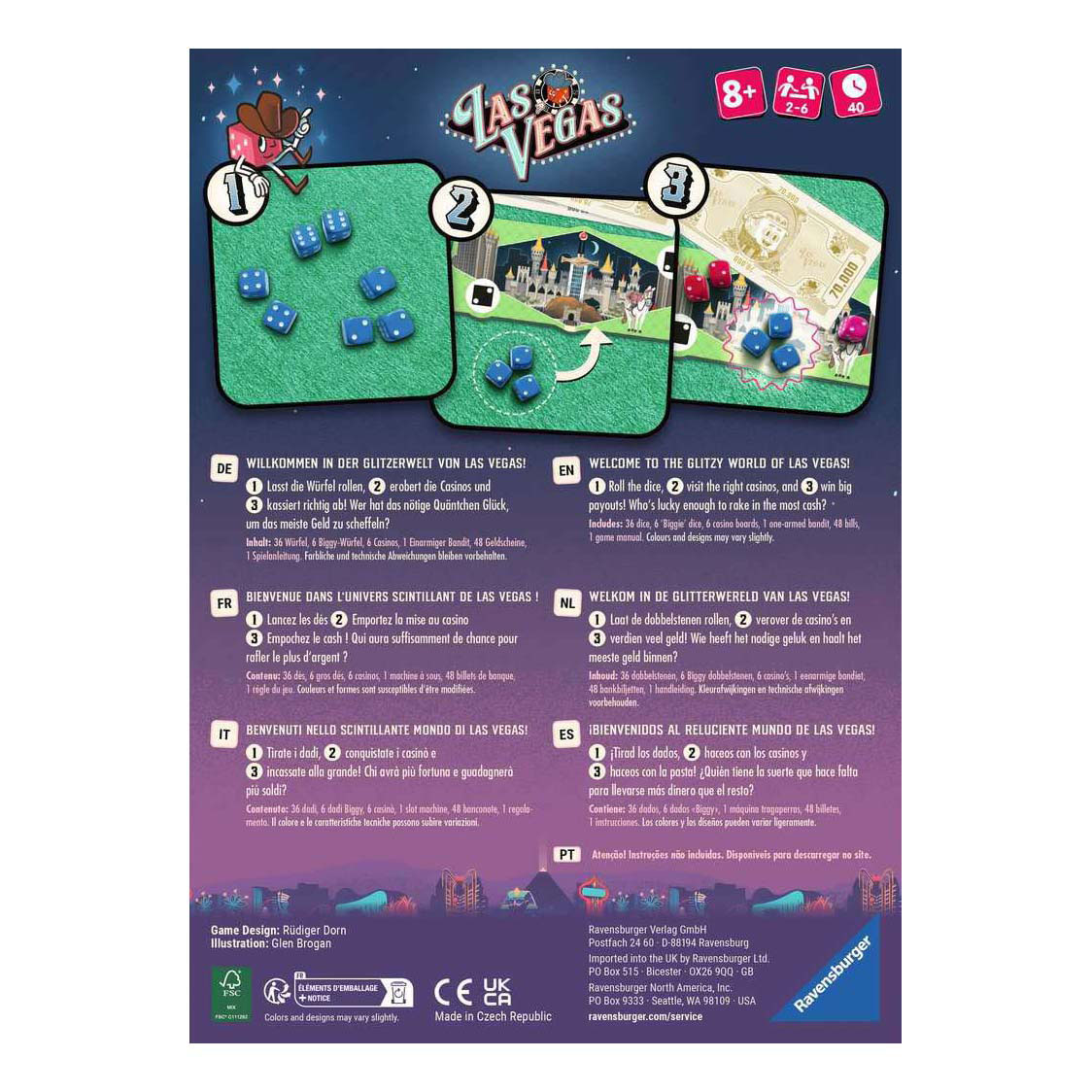 Ravensburger Las Vegas Dobbelspel