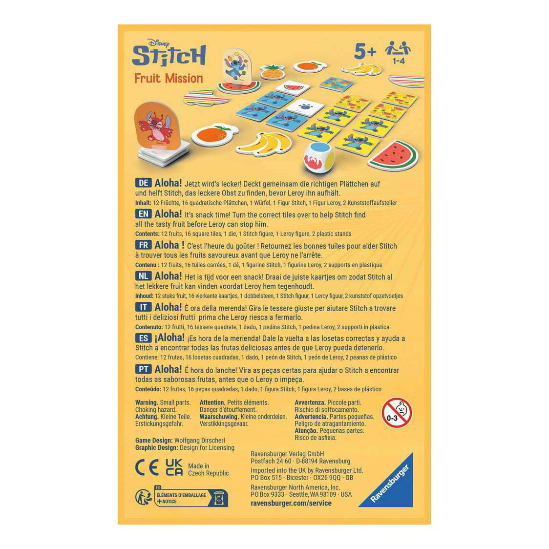 Ravensburger Stitch Frucht-Missionsspiel - 2-4 Spieler