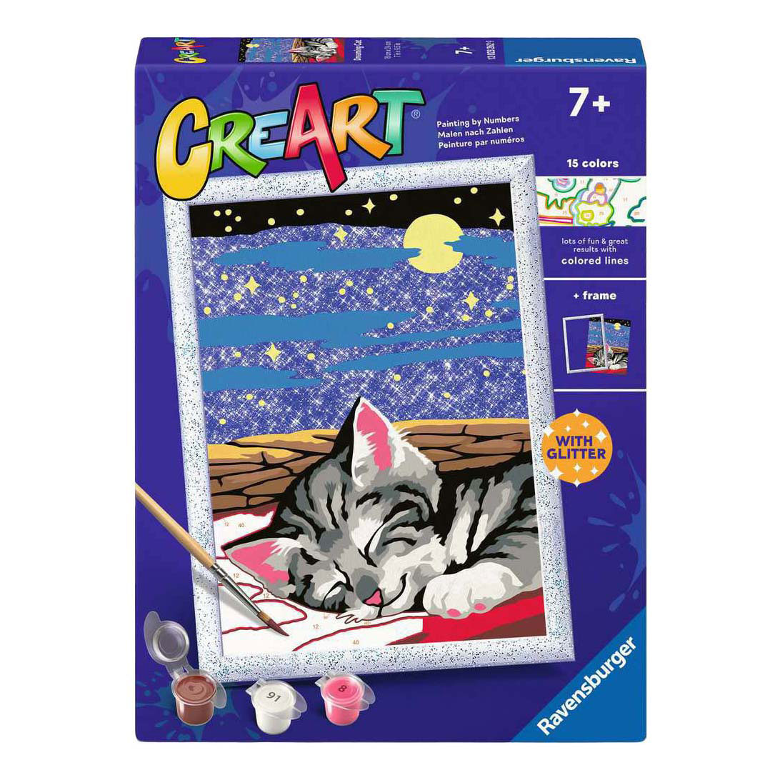 Ravensburger CreArt Schilderen op Nummer - Dromende Katten