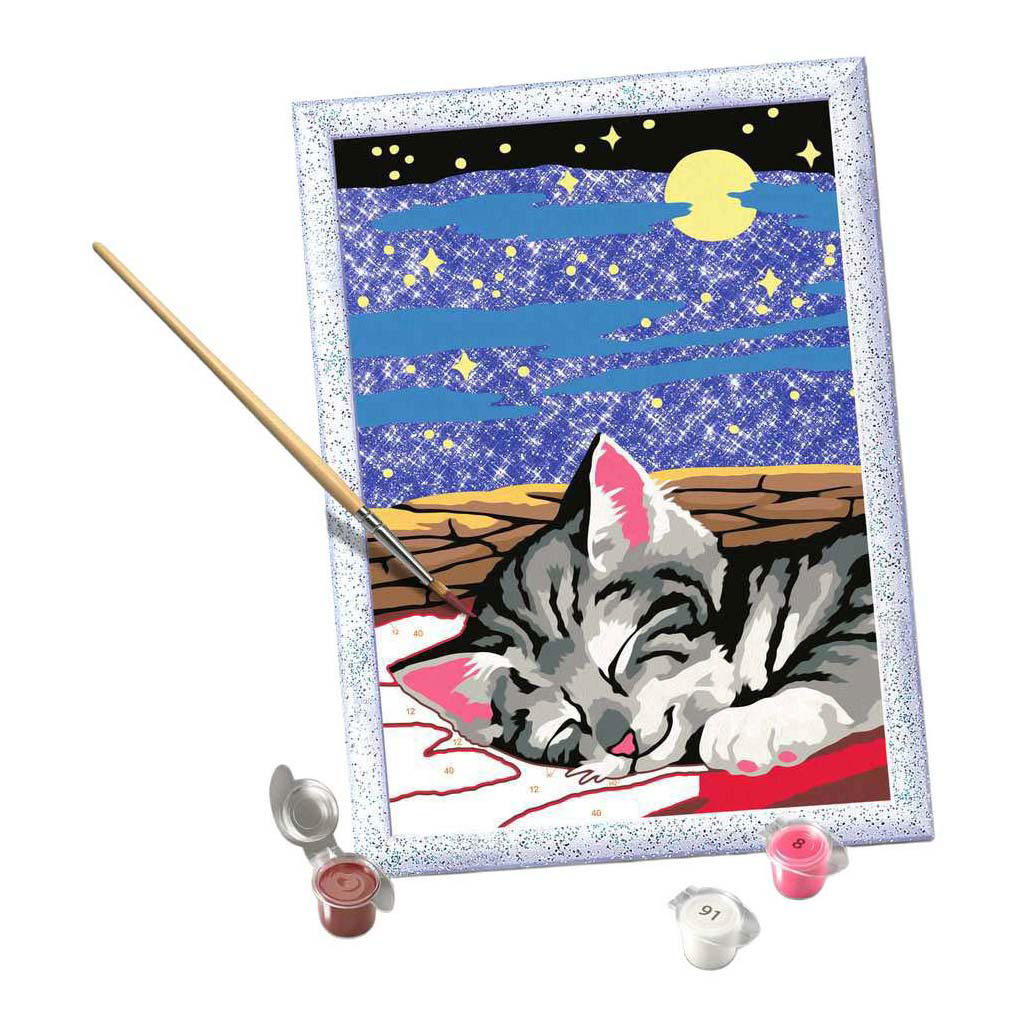 Ravensburger CreArt Schilderen op Nummer - Dromende Katten