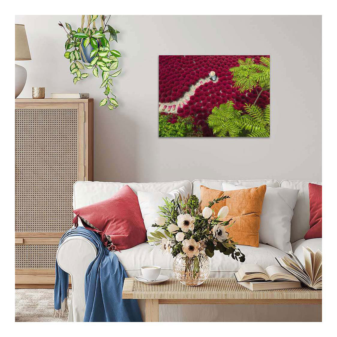 Ravensburger Legpuzzel Une mer de rouge - 500 pièces.