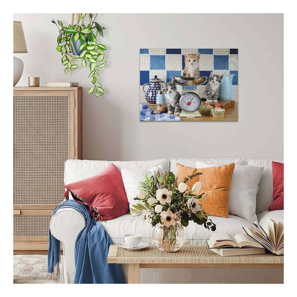 Ravensburger Legpuzzel Kittens in the Kitchen - 1500st.