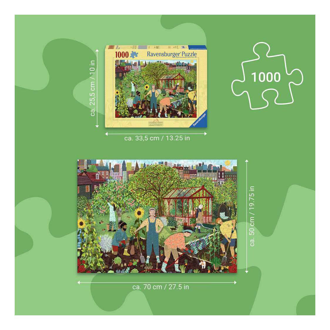 Ravensburger Legpuzzel The Allotment - 1000st.