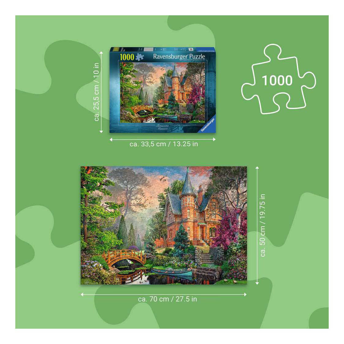 Ravensburger Legpuzzel Terracotta Mansion - 1000st.