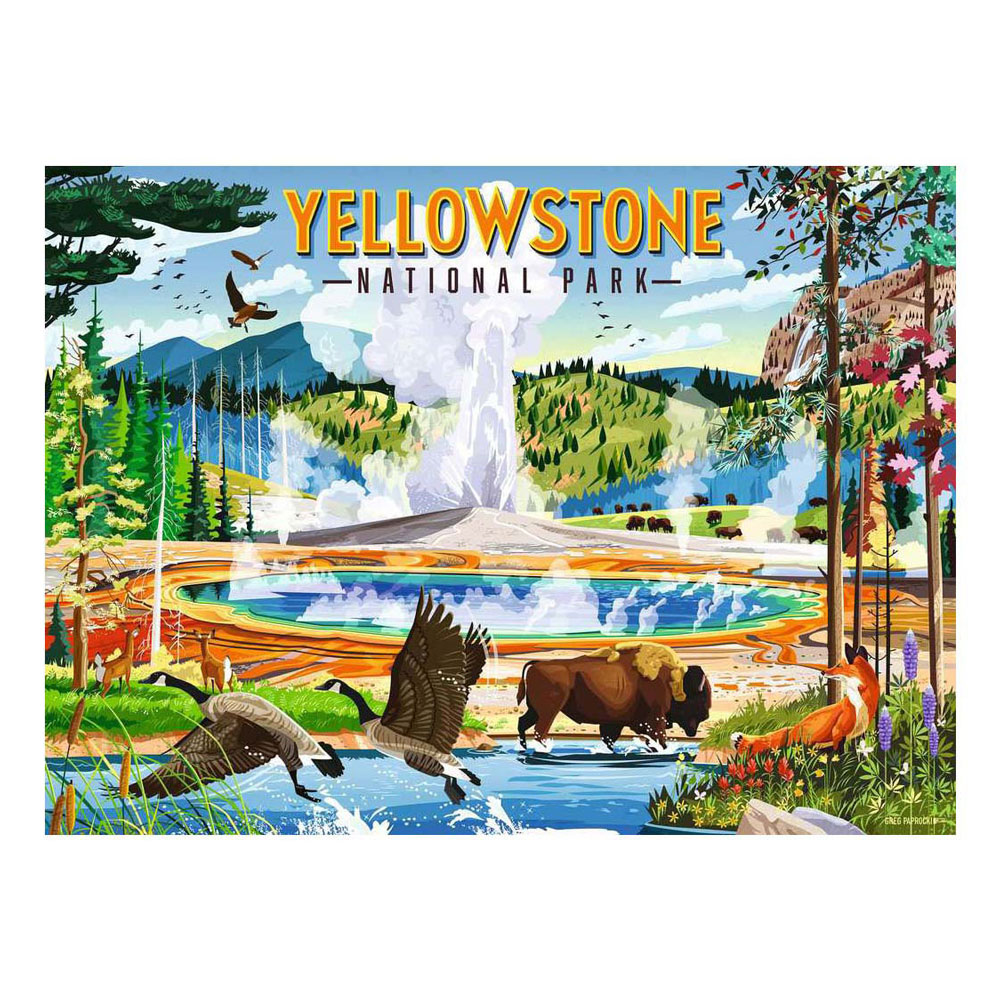 Ravensburger Legpuzzlel Yellowstone Nationalpark - 500st.