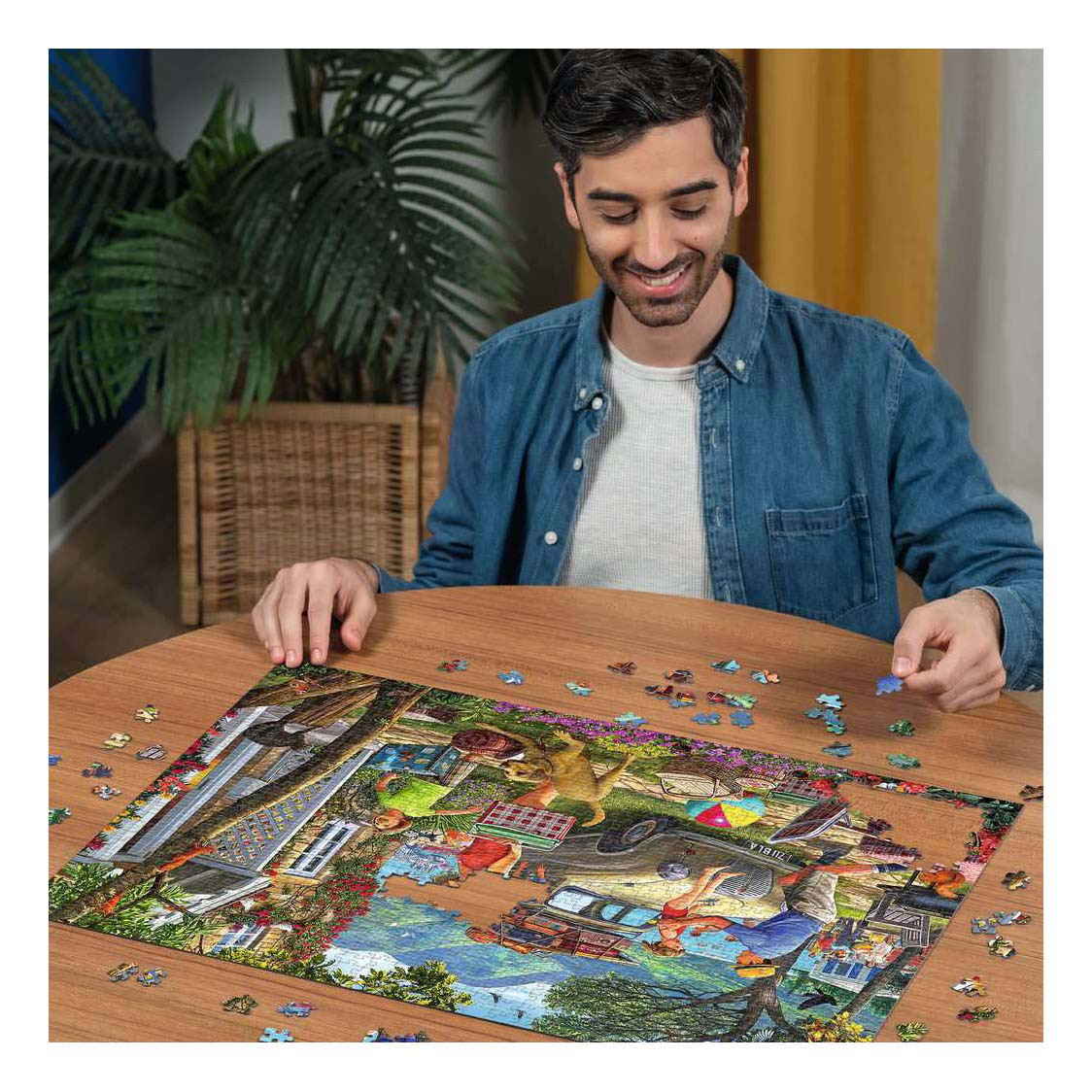 Ravensburger Legpuzzel Holiday Cottage - 1000st.
