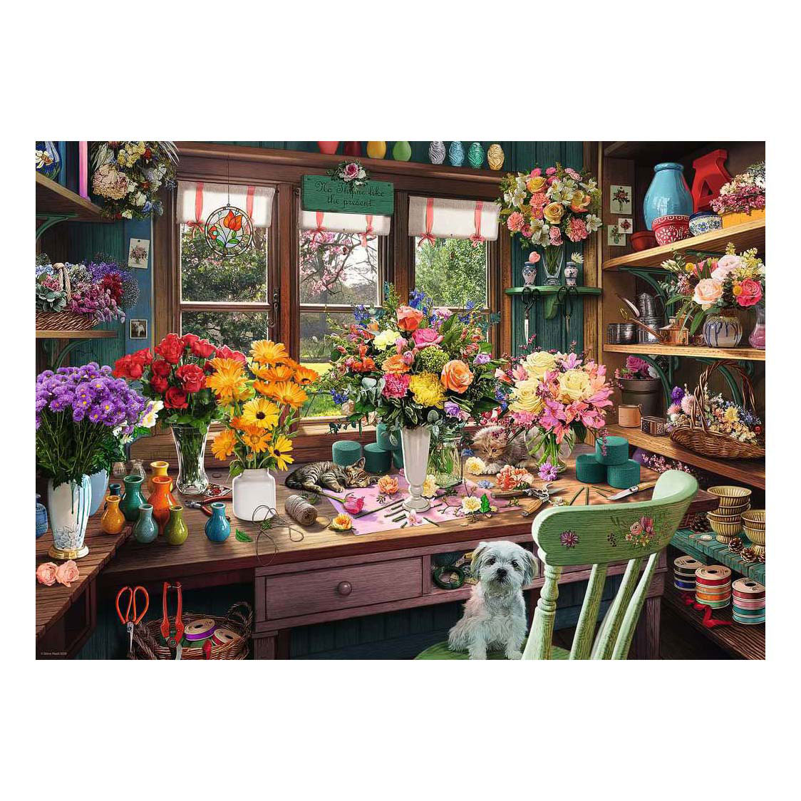 Ravensburger Legpuzzel My Haven No.13 Flower Arranger - 1000st.
