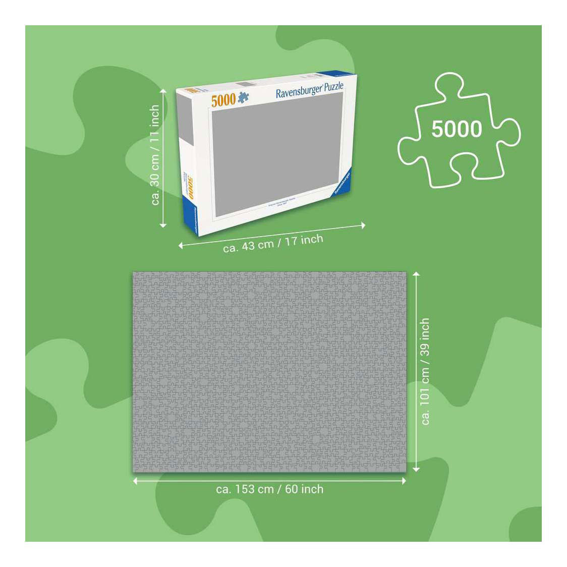 Ravensburger Legpuzzel Illustrated World Map - 5000st.