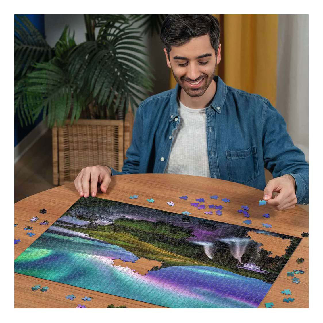 Ravensburger Legpuzzel Aurora Over Kirkjufell - 1000st.