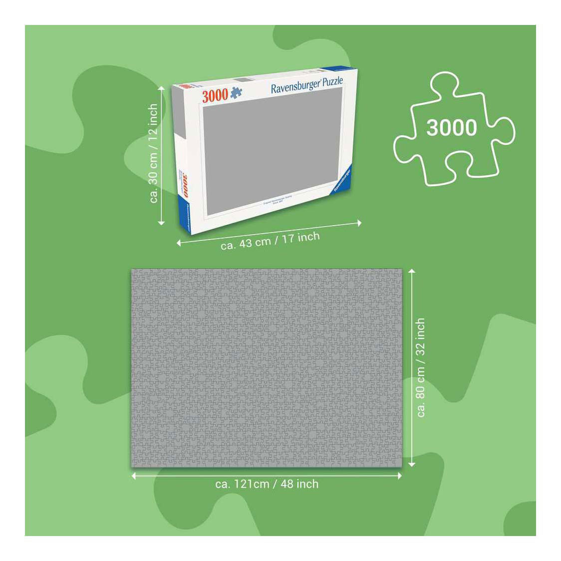 Ravensburger Legpuzzel Panther in Flowery Jungle - 3000st.