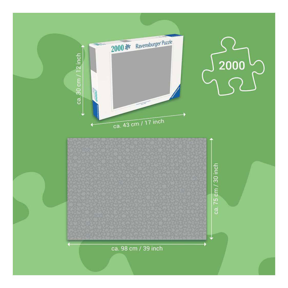 Ravensburger Legpuzzel Wild Horses in the Heather - 2000st.