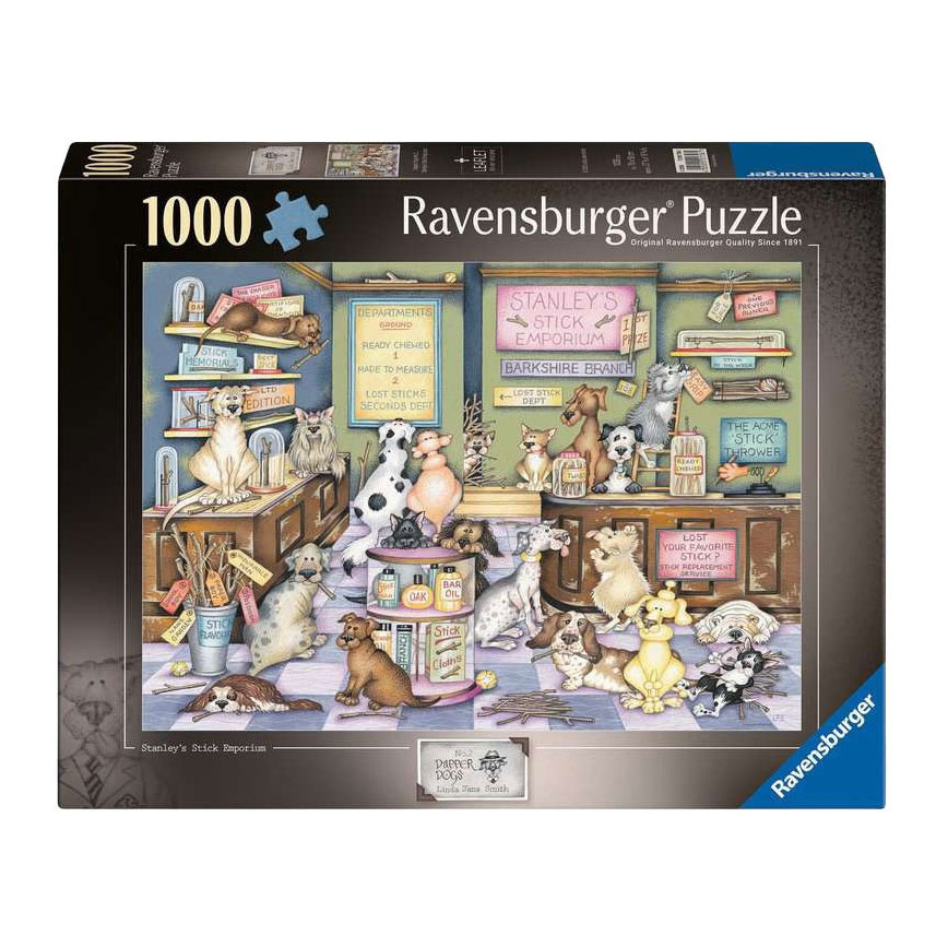 Ravensburger Legpuzzel Dapper Dog's No.2: Stanl. Collez-les - 1000st.