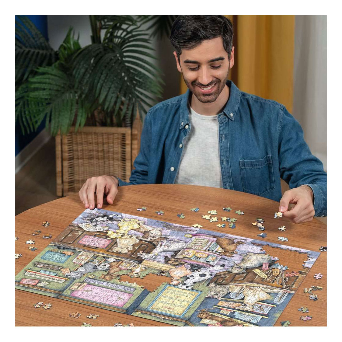 Ravensburger Legpuzzel Dapper Dog's No.2: Stanl. Collez-les - 1000st.