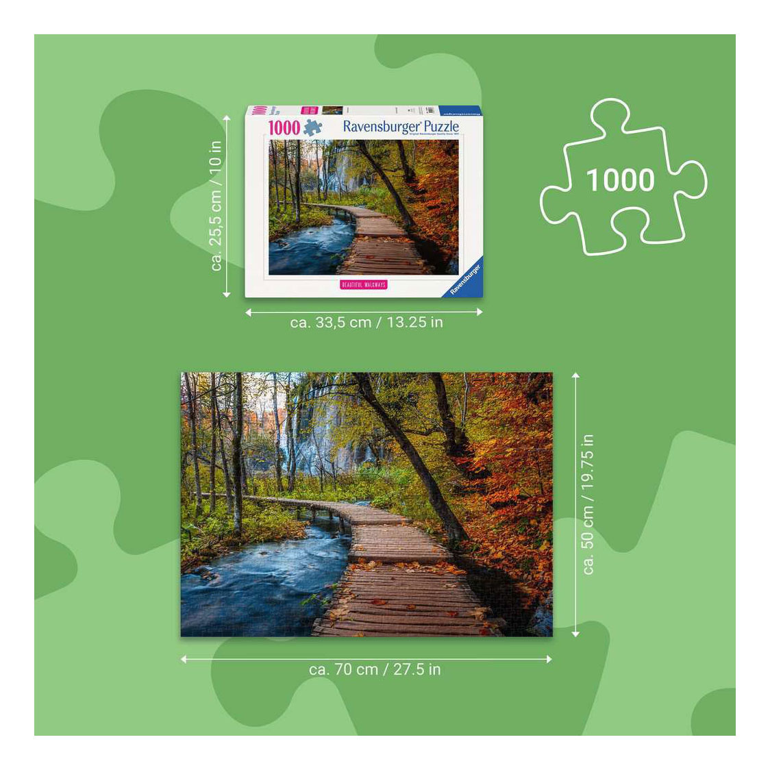 Ravensburger Legpuzzel Autumnal wood trail - 1000st.