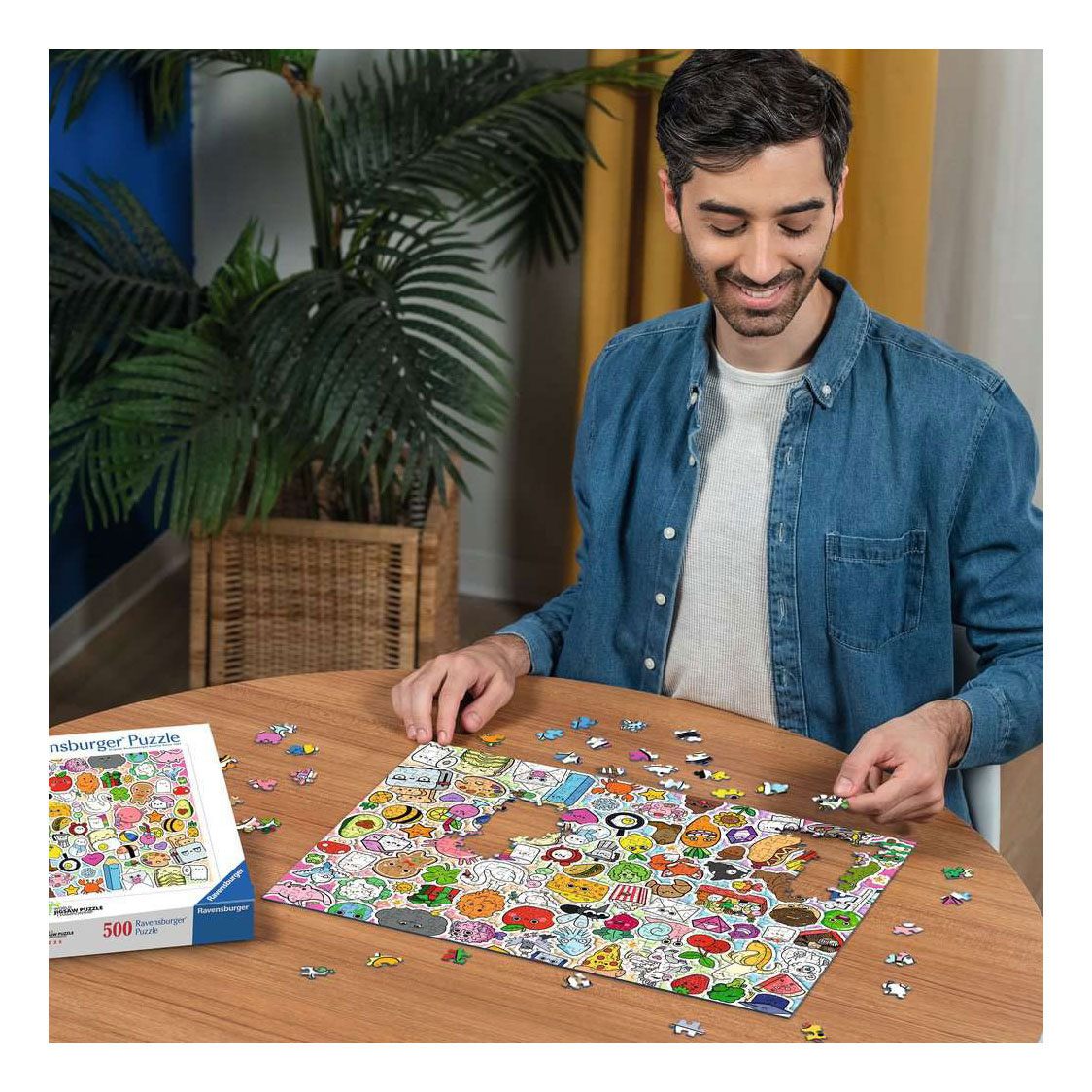 Ravensburger Legpuzzel Cute Kawaii Chaos - 500st.